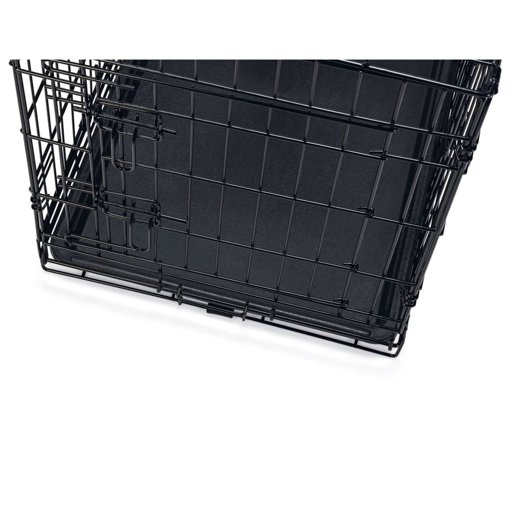 Karlie Dog Crate with 2 doors 77x47x54 cm Black