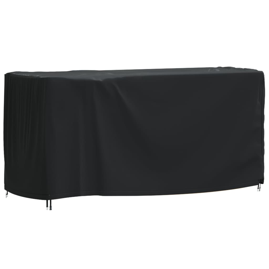 vidaXL Garden Furniture Cover Black 180x70x90 cm Waterproof 420D