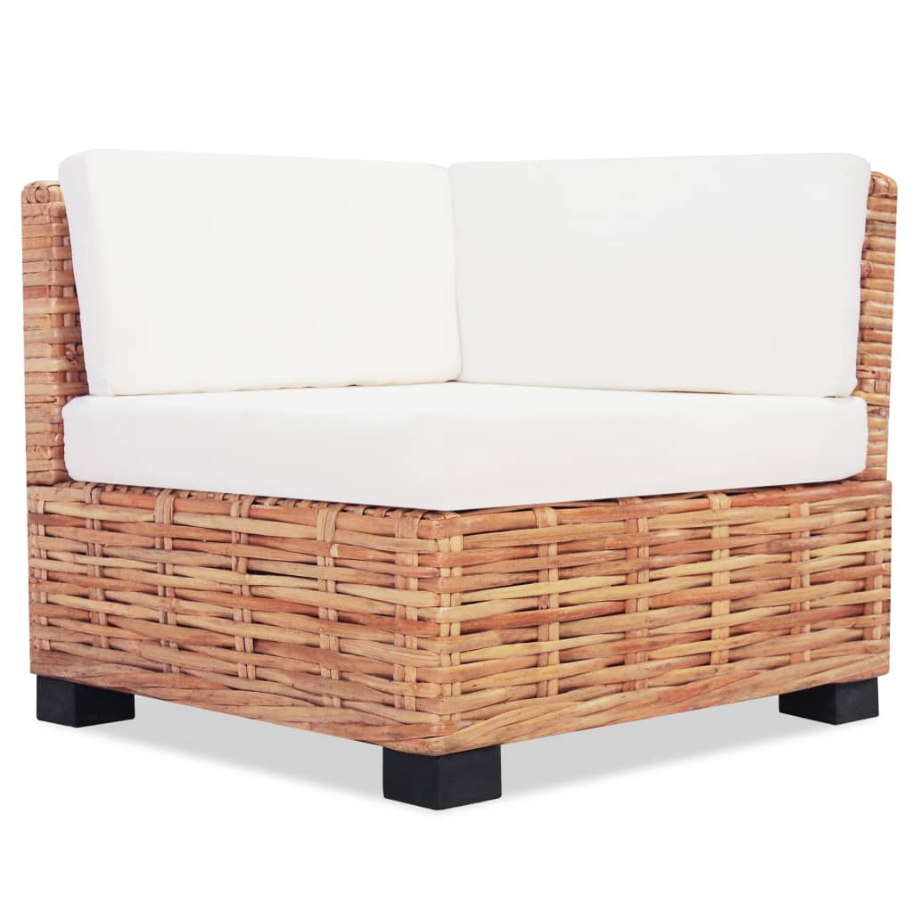 vidaXL Sofa Set 18 Pieces Natural Rattan vidaXL.ie