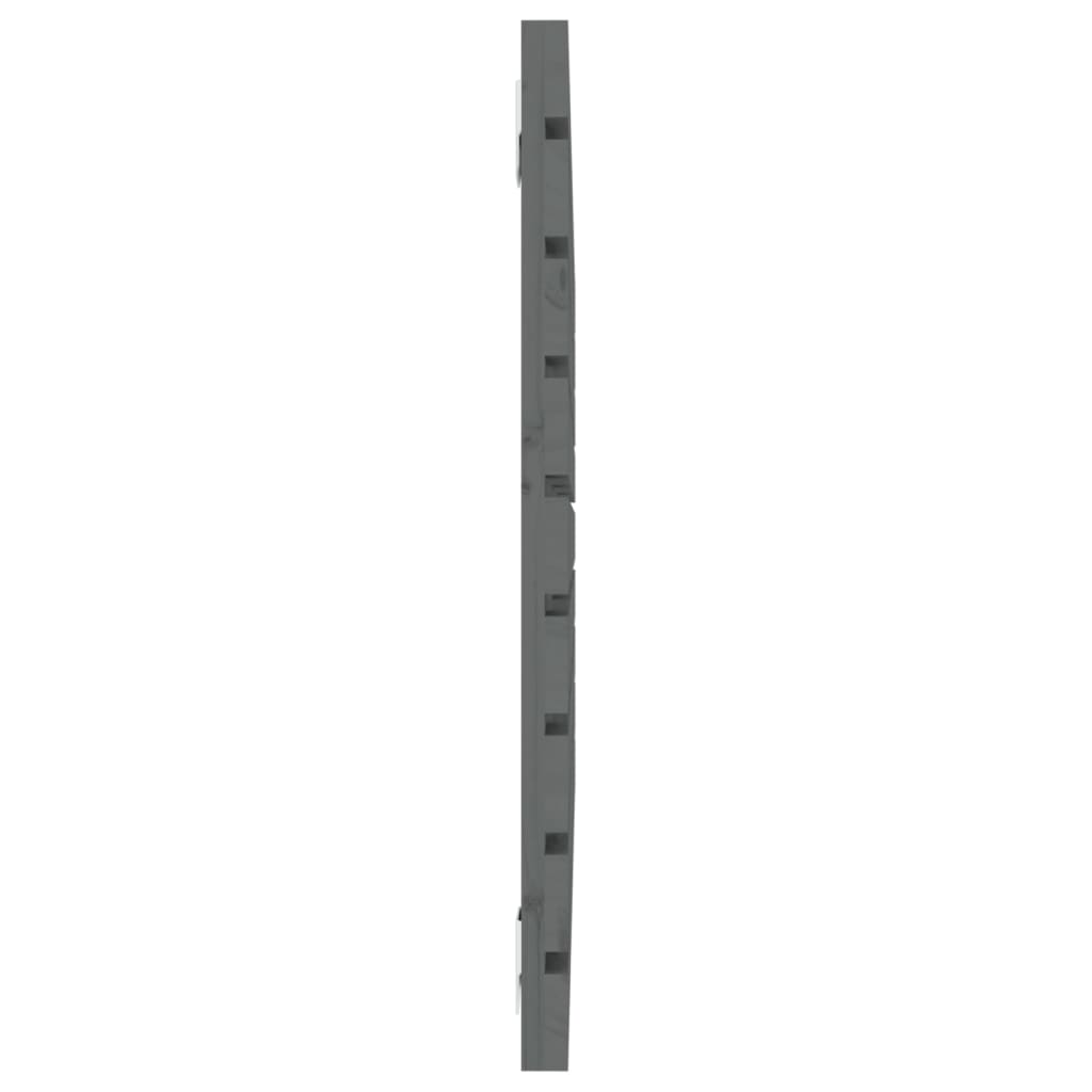vidaXL Wall Headboard Grey 81x3x63 cm Solid Wood Pine