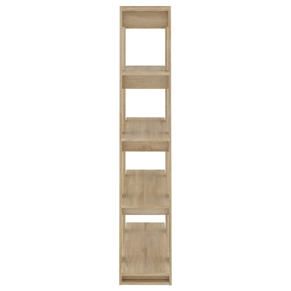 vidaXL Book Cabinet/Room Divider Sonoma Oak 100x30x160 cm