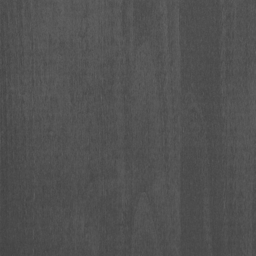 vidaXL Sideboard HAMAR Dark Grey 79x40x80 cm Solid Wood Pine