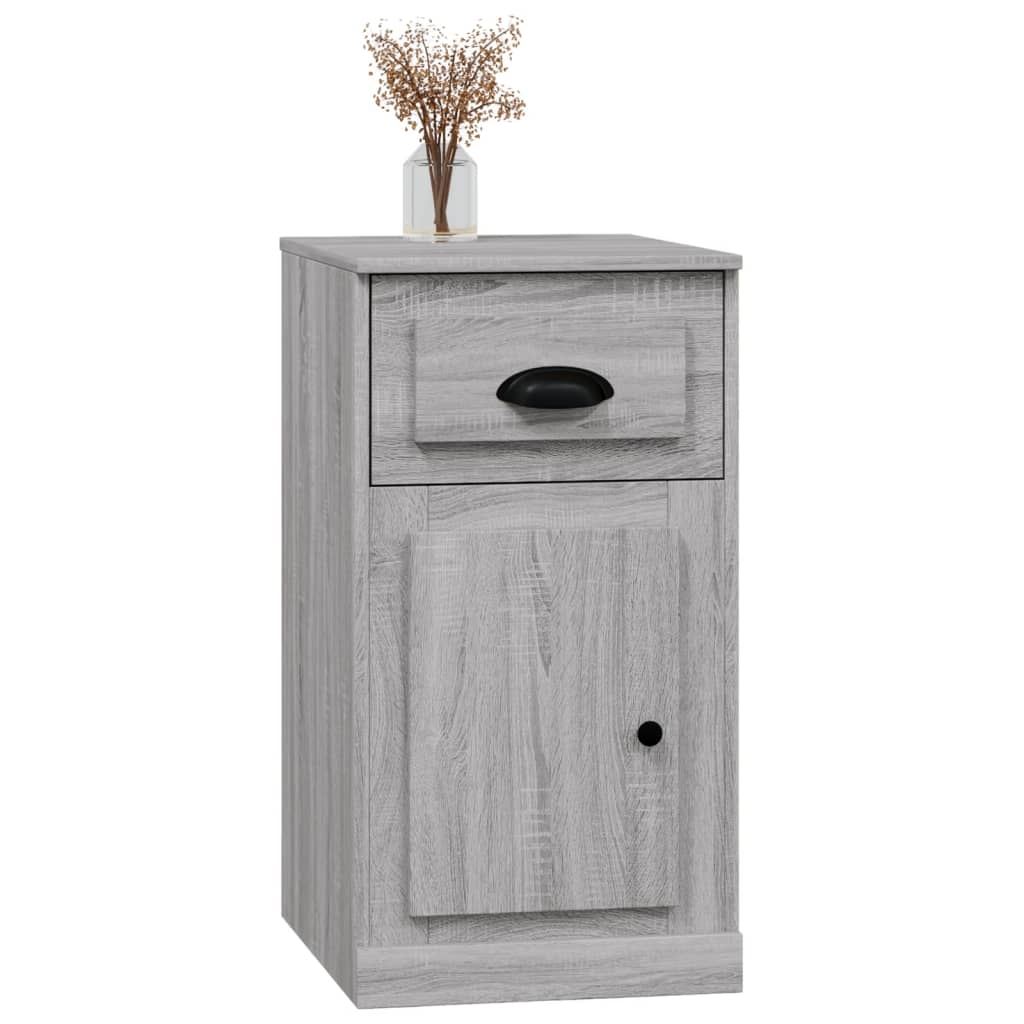 vidaXL Side Cabinet with Drawer Grey Sonoma 40x50x75 cm Engineered Wood