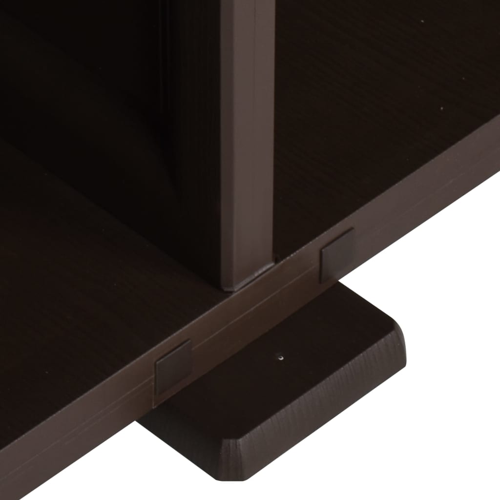 vidaXL Plastic Cabinet 79x43x85.5 cm Wood Design Brown
