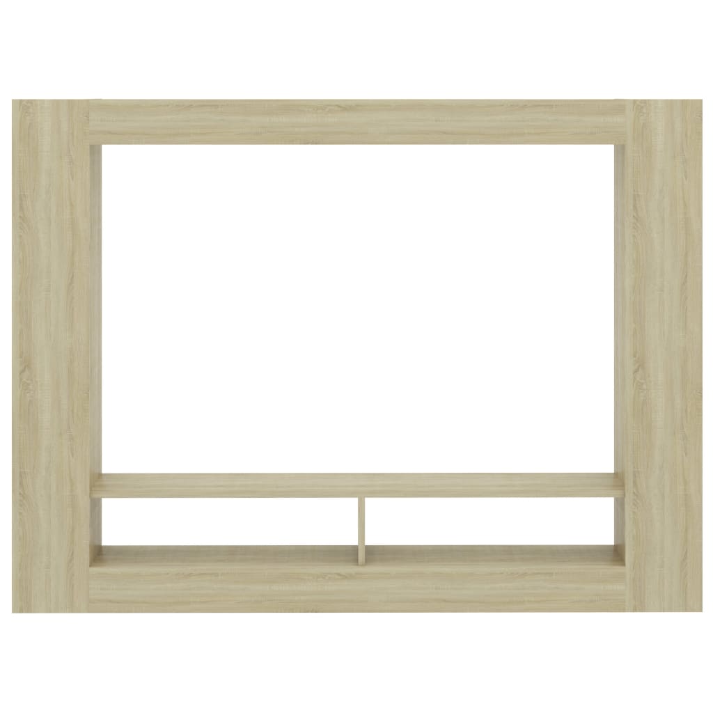 vidaXL TV Cabinet Sonoma Oak 152x22x113 cm Engineered Wood