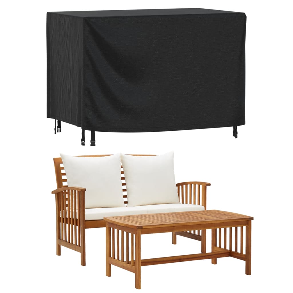 vidaXL Garden Furniture Cover Black 140x70x90 cm Waterproof 420D