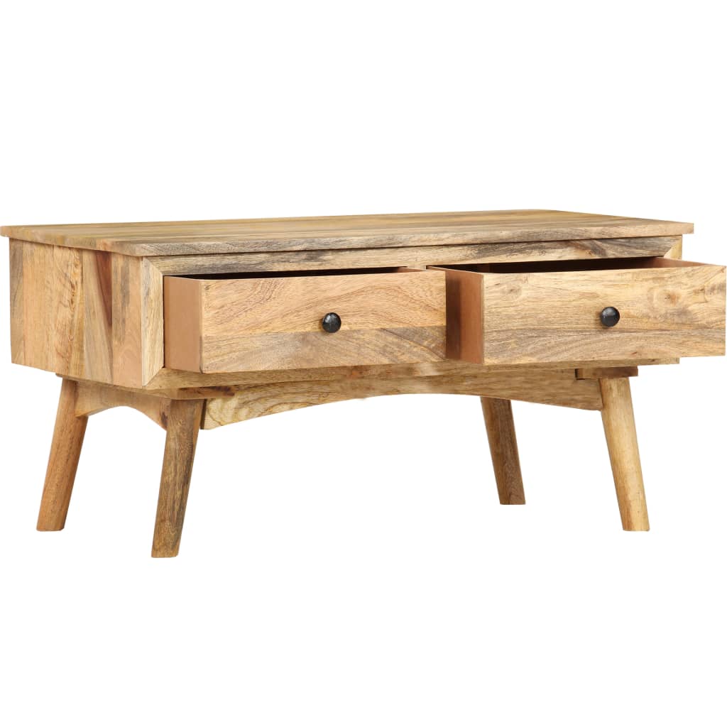 vidaXL Coffee Table 82x52x42 cm Solid Mango Wood