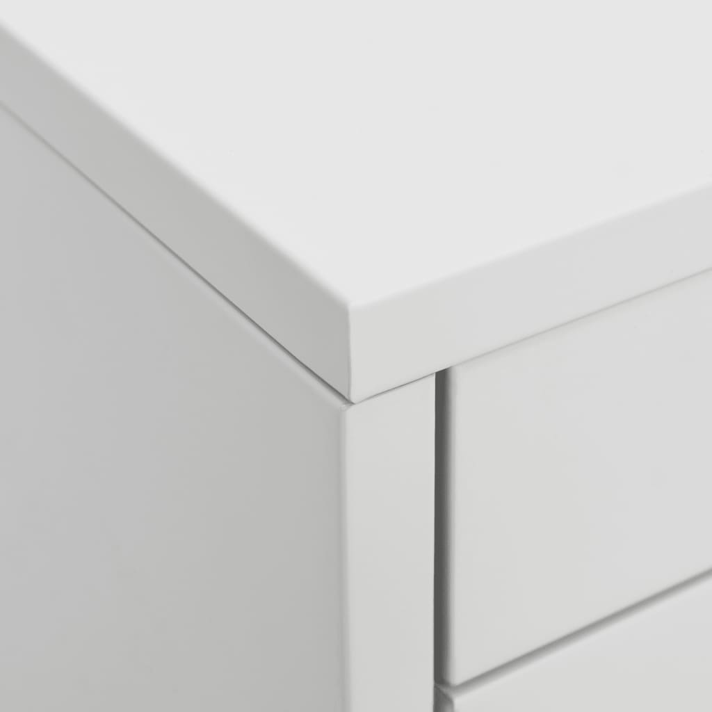 vidaXL Office Cabinet Grey 28x35x35 cm Metal