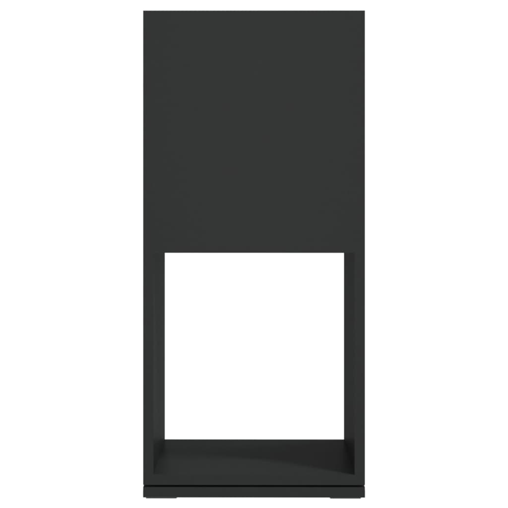 vidaXL Rotating Cabinet Black 34.5x34.5x147.5 cm Chipboard