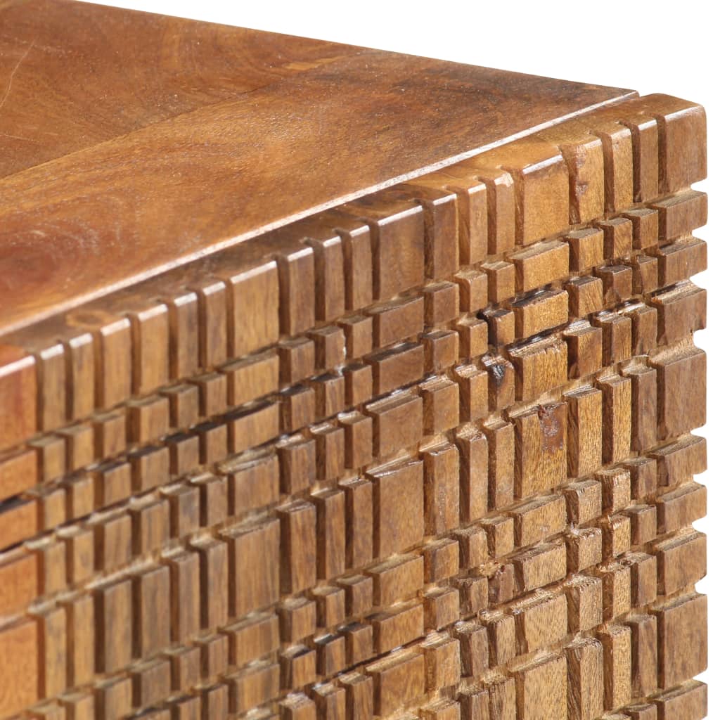vidaXL Sideboard 75x30x75 cm Solid Mango Wood