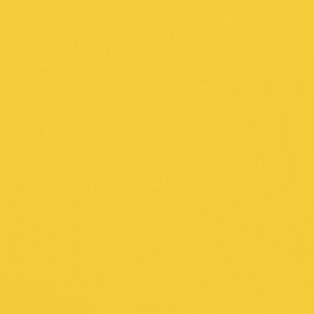 vidaXL Bike Trailer Yellow Oxford Fabric and Iron