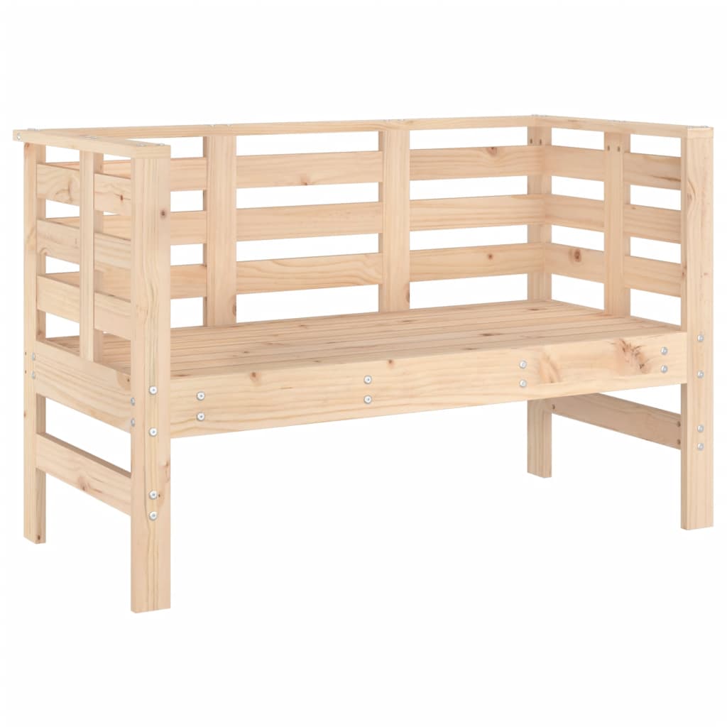vidaXL Garden Bench 111.5x53x71 cm Solid Wood Pine