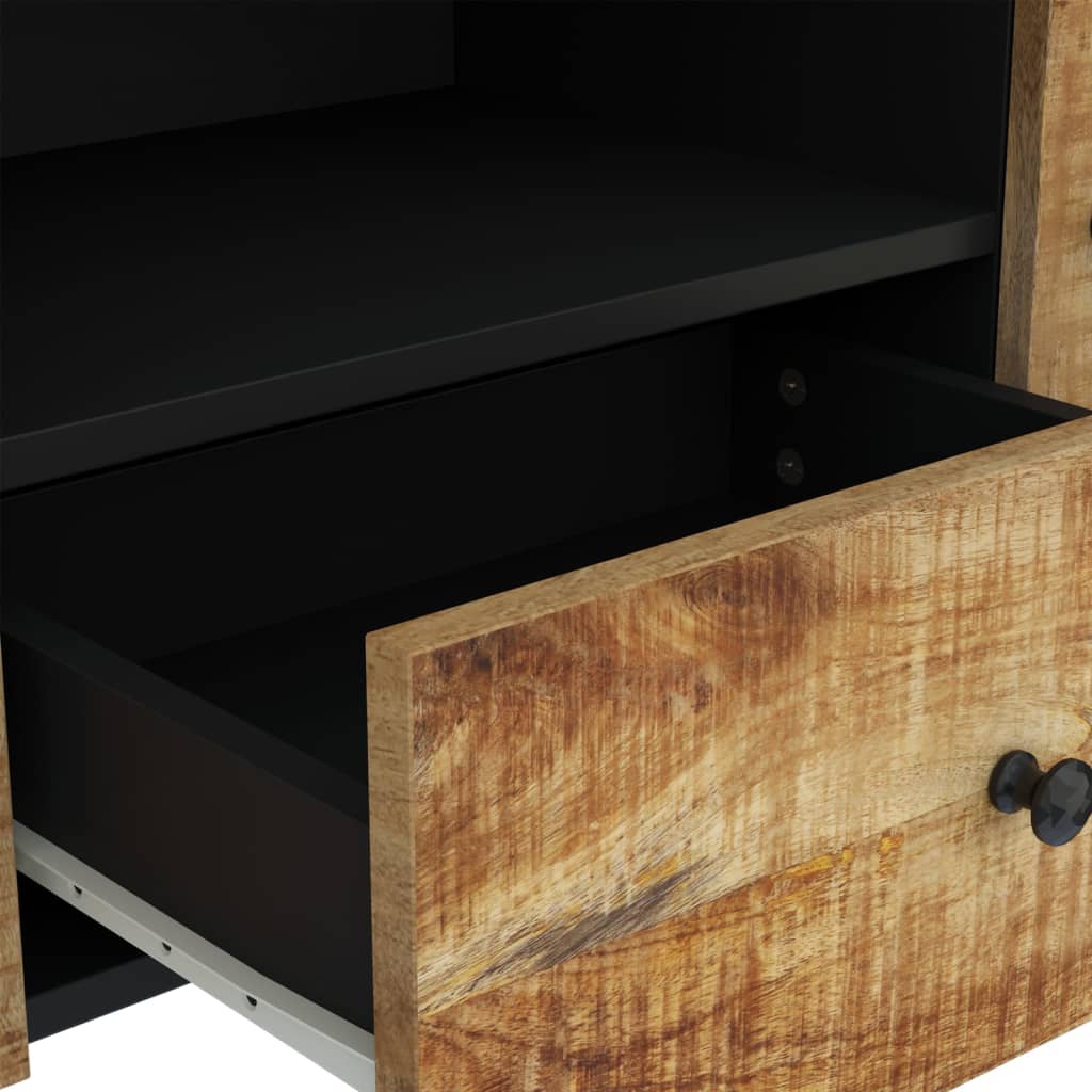 vidaXL TV Cabinet 105x33.5x46 cm Solid Wood Mango&Engineered Wood