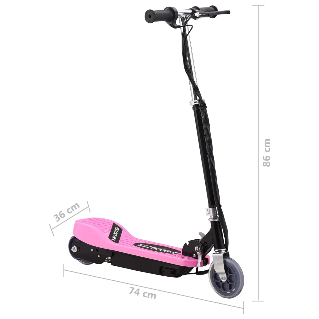 vidaXL Electric Scooter 120 W Pink