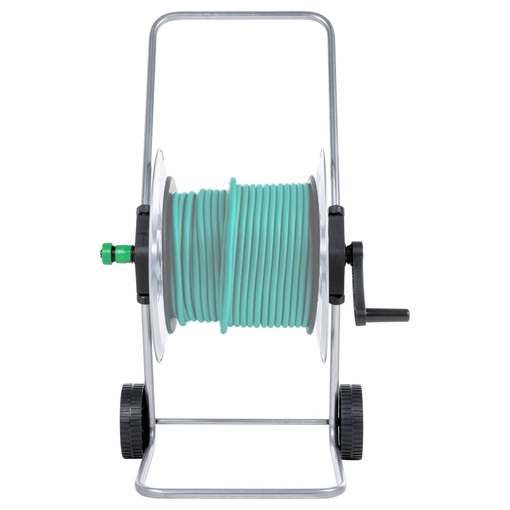 vidaXL Hose Reel Cart for 80 m 1/2" or 50 m 3/4" Hose Steel