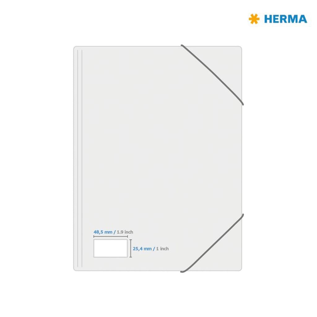 HERMA Permanent Labels PREMIUM A4 48.5x25.4 mm 100 Sheets