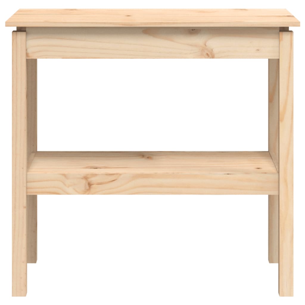 vidaXL Console Table 80x40x75 cm Solid Wood Pine