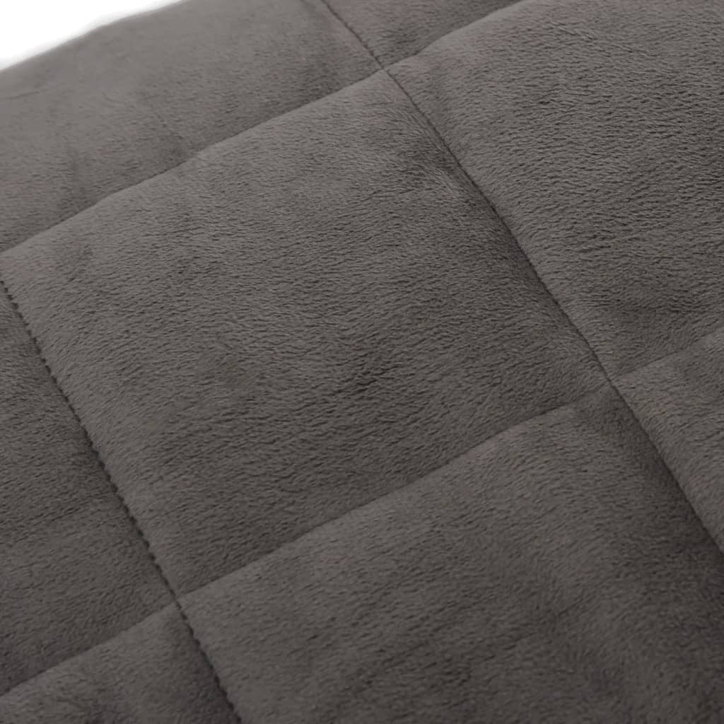 vidaXL Weighted Blanket Grey 235x290 cm 15 kg Fabric
