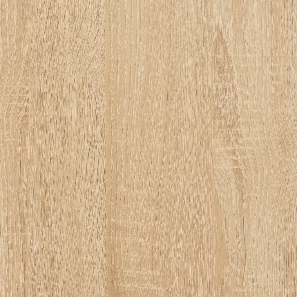 vidaXL Bookshelf Sonoma Oak 50x33x117.5 cm Engineered Wood