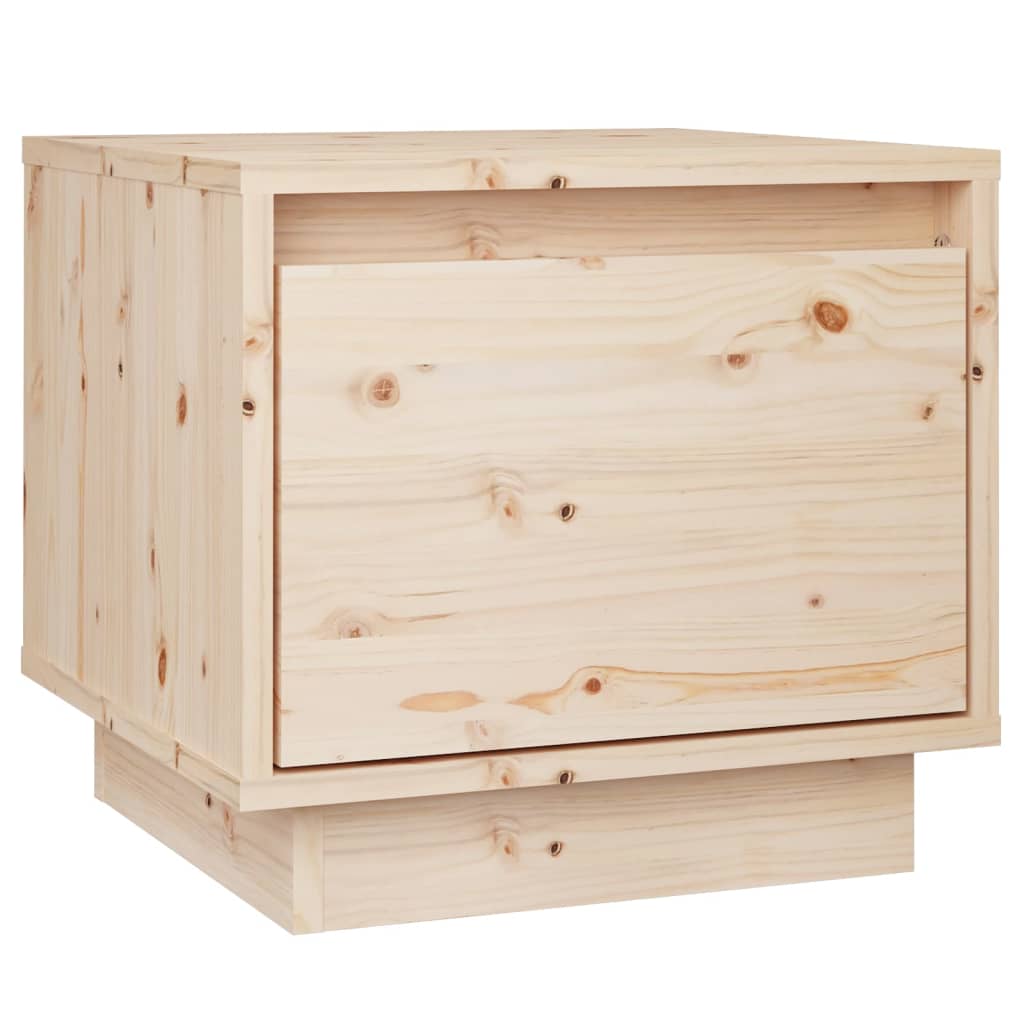 vidaXL Bedside Cabinets 2 pcs 35x34x32 cm Solid Wood Pine