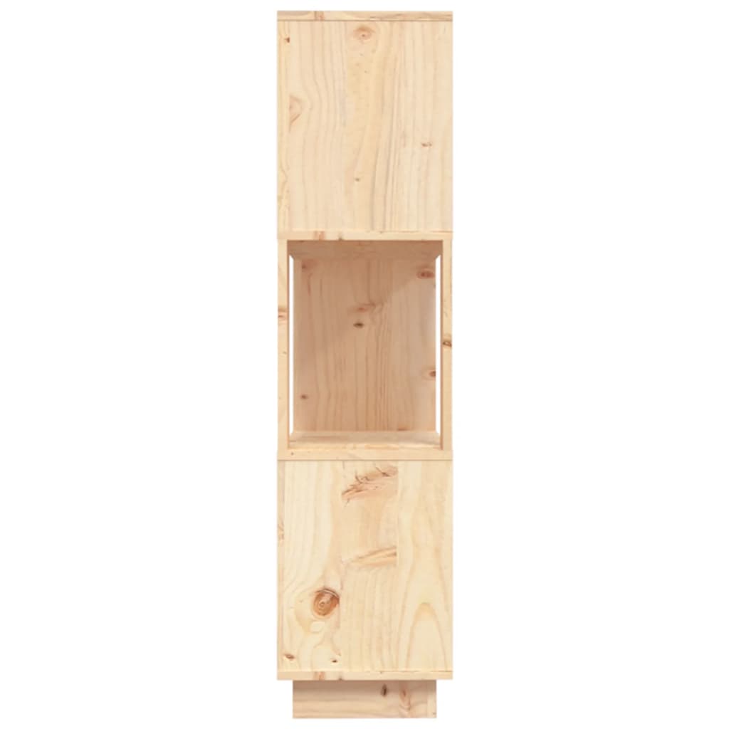vidaXL Book Cabinet/Room Divider 80x25x101 cm Solid Wood Pine