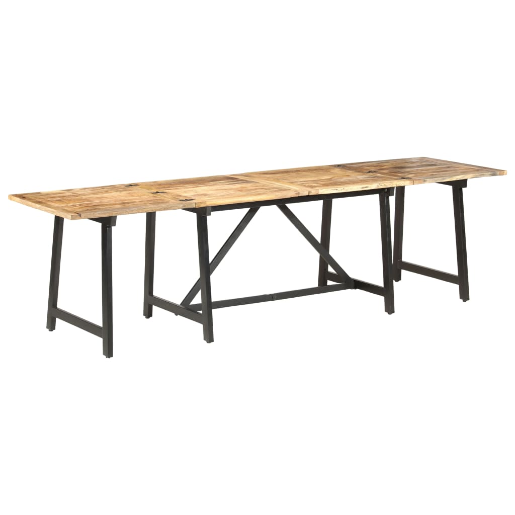 vidaXL Extendable Dining Table 280x80x75 cm Solid Mango Wood