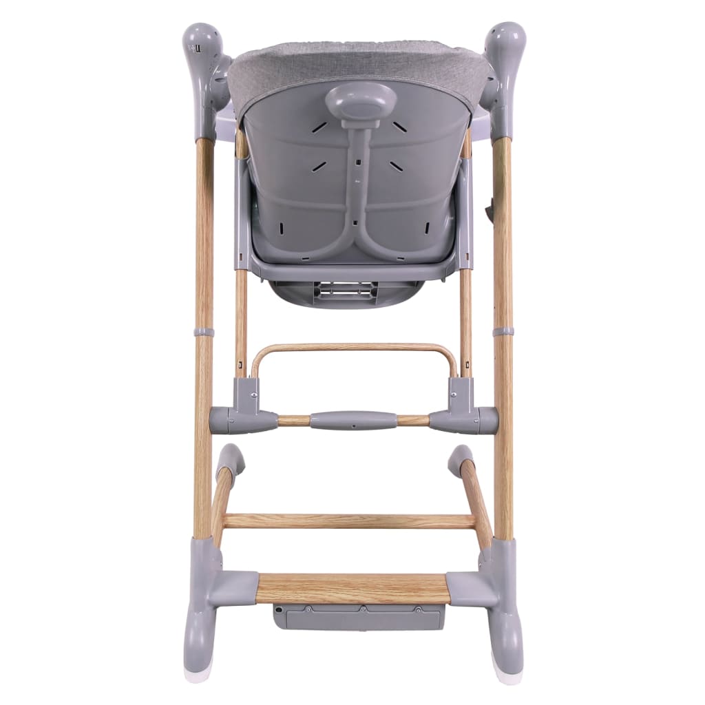 Bo Jungle 2-in-1 Swinging High Chair Wood Grey