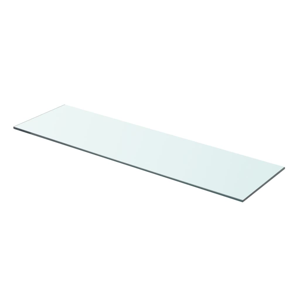 vidaXL Shelf Panel Glass Clear 70x20 cm