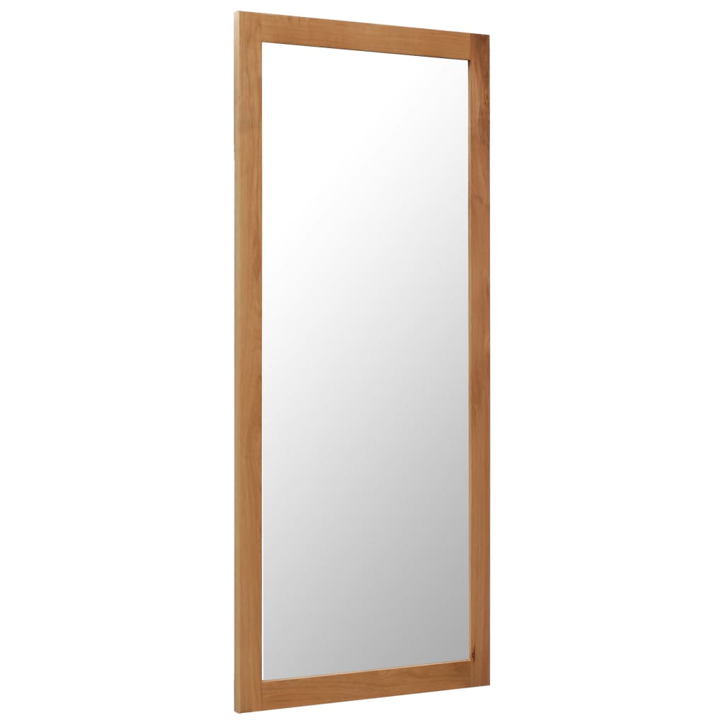 vidaXL Mirror 50x140 cm Solid Oak Wood