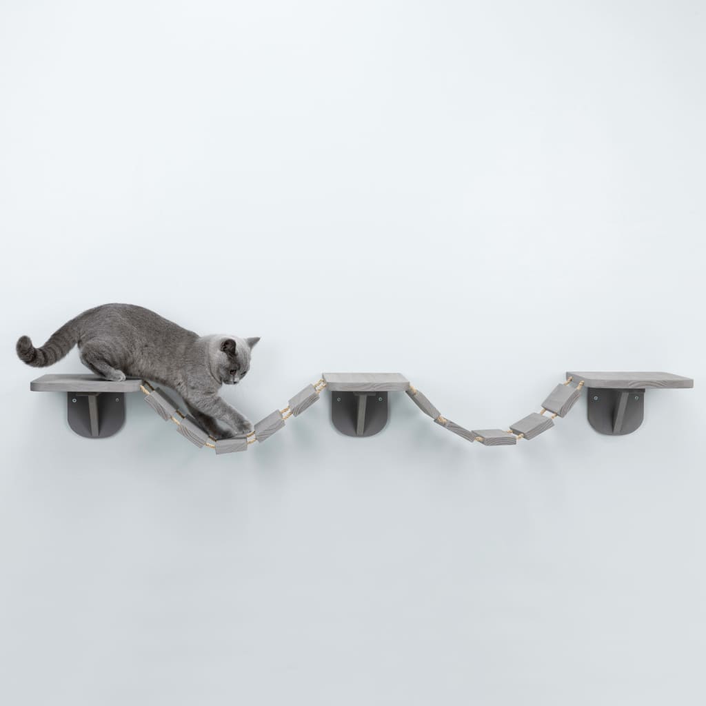 TRIXIE Wall-mounted Cat Climbing Ladder 150x30 cm Taupe