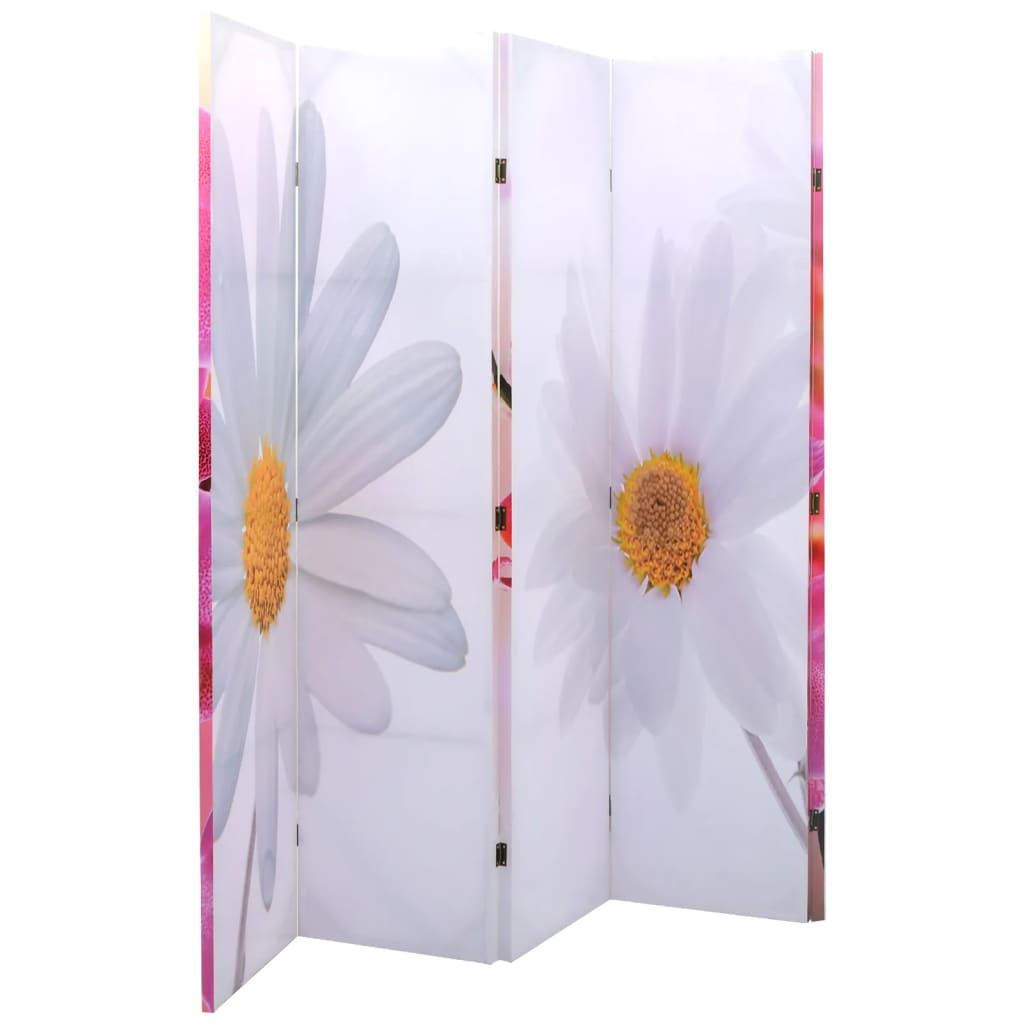 vidaXL Folding Room Divider 200x170 cm Flower