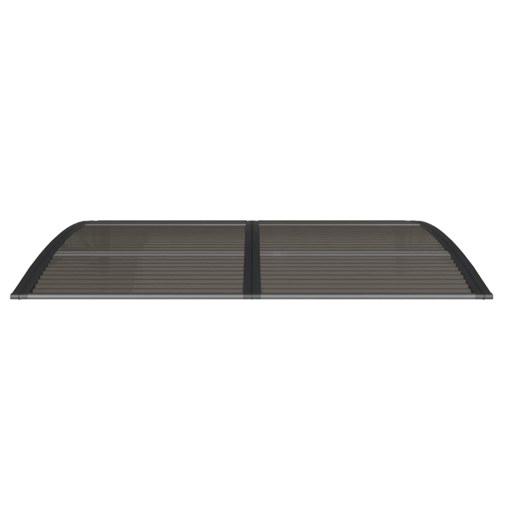 vidaXL Door Canopy Black 150x100 cm Polycarbonate