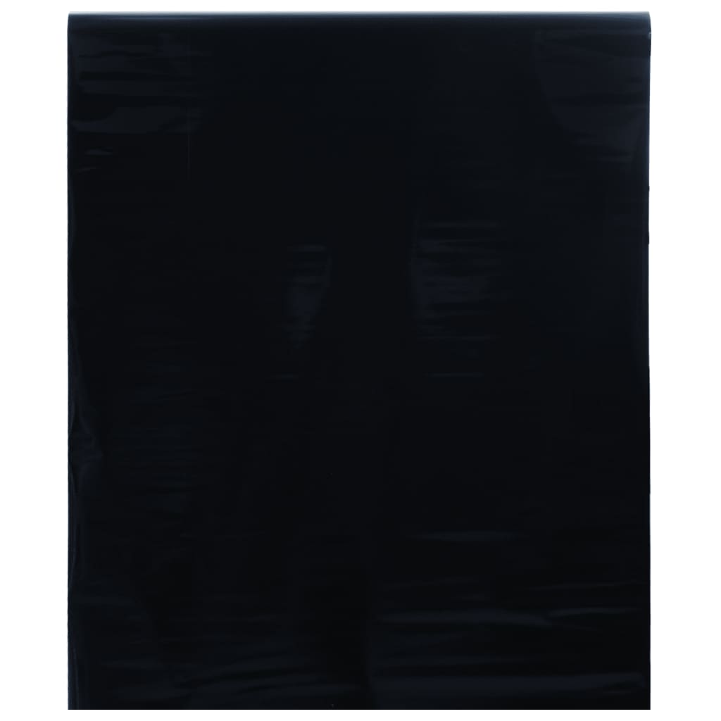 vidaXL Window Film Static Frosted Black 45x1000 cm PVC