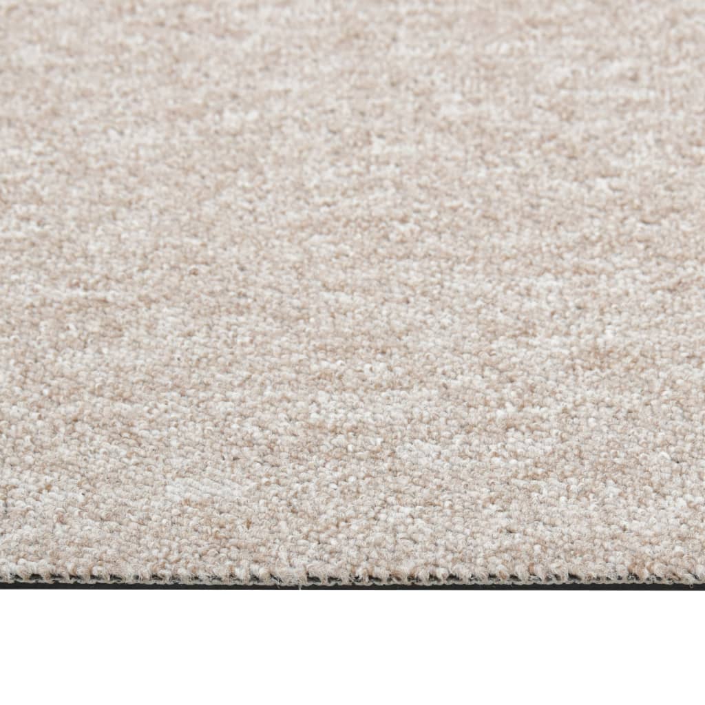 vidaXL Carpet Floor Tiles 20 pcs 5 m² 50x50 cm Light Beige
