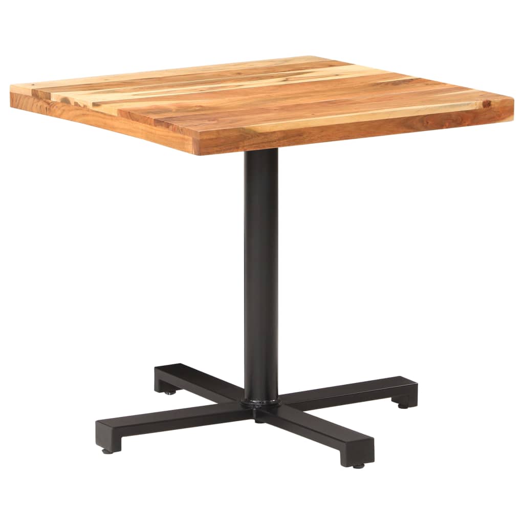 vidaXL Bistro Table Square 80x80x75 cm Solid Acacia Wood