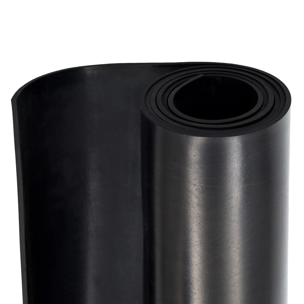 vidaXL Floor Mat Anti-Slip Rubber 1.2x2 m 4 mm Smooth
