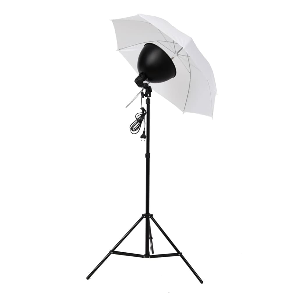 vidaXL Studio Light Set: Umbrellas, Lampshades & Tripods
