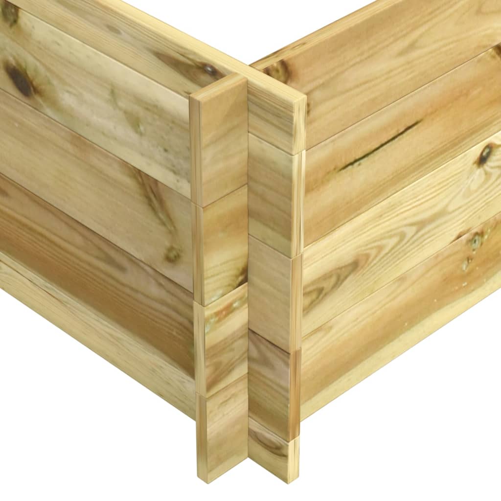 vidaXL Raised Bed 150x100x40 cm Impregnated Wood