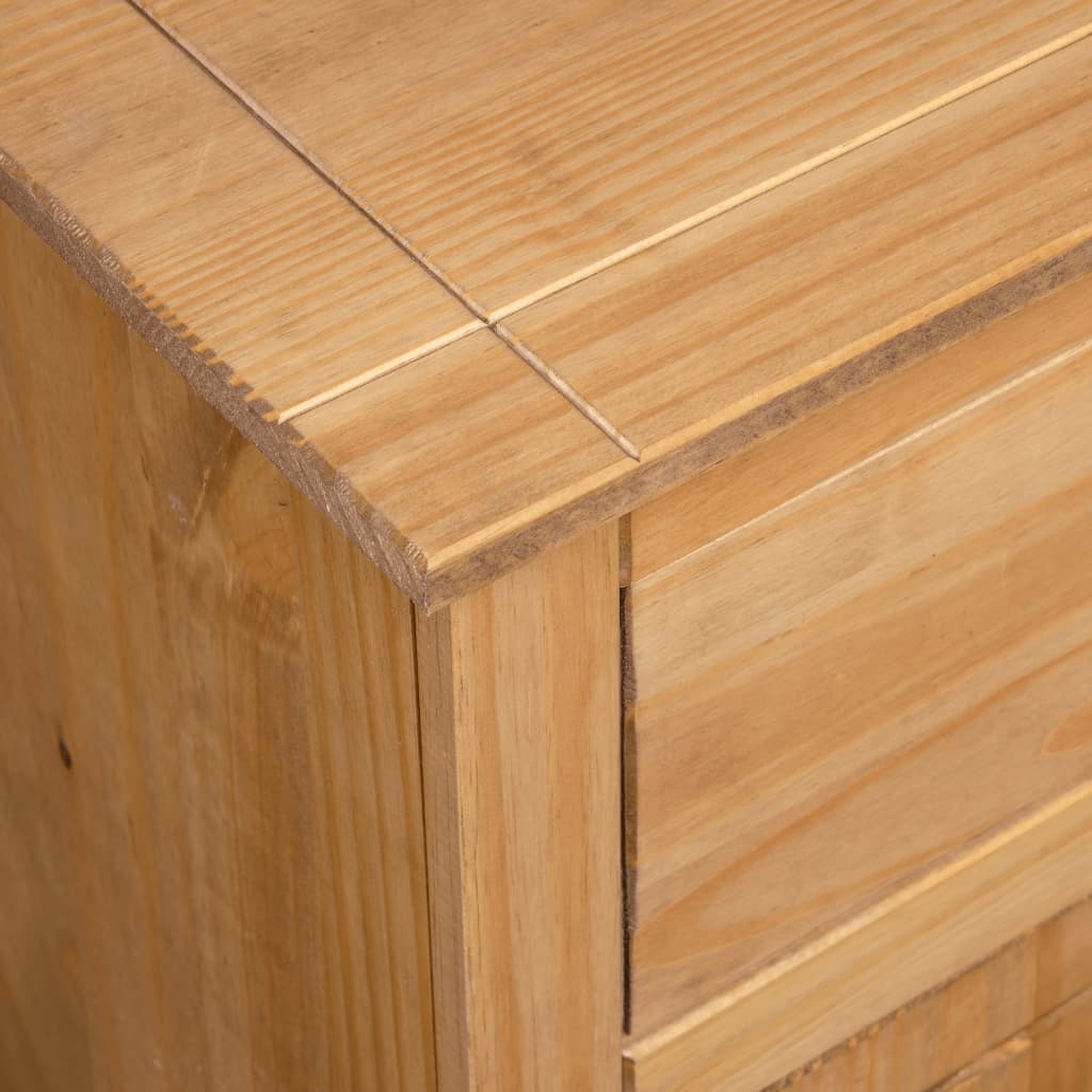 vidaXL Sideboard 135x40x80 cm Solid Pinewood Panama Range