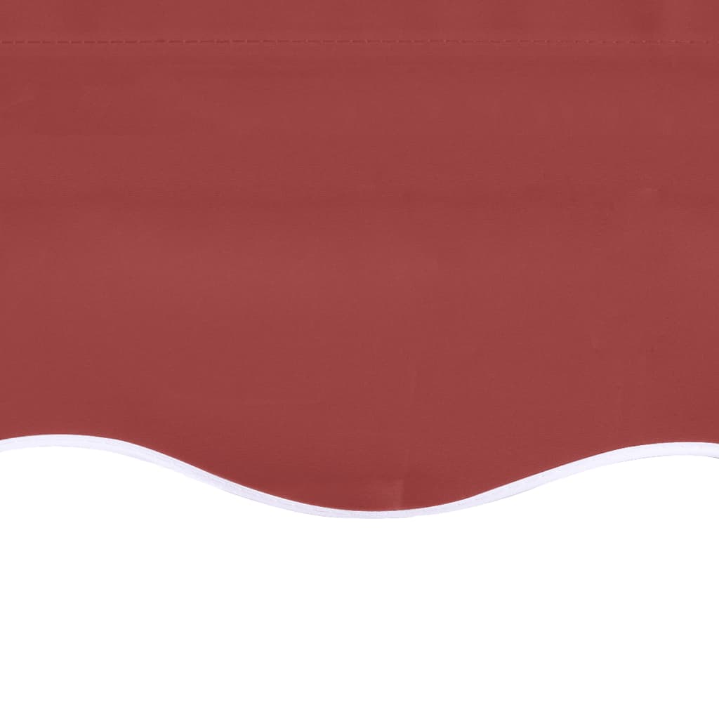 vidaXL Replacement Fabric for Awning Burgundy Red 5x3.5 m