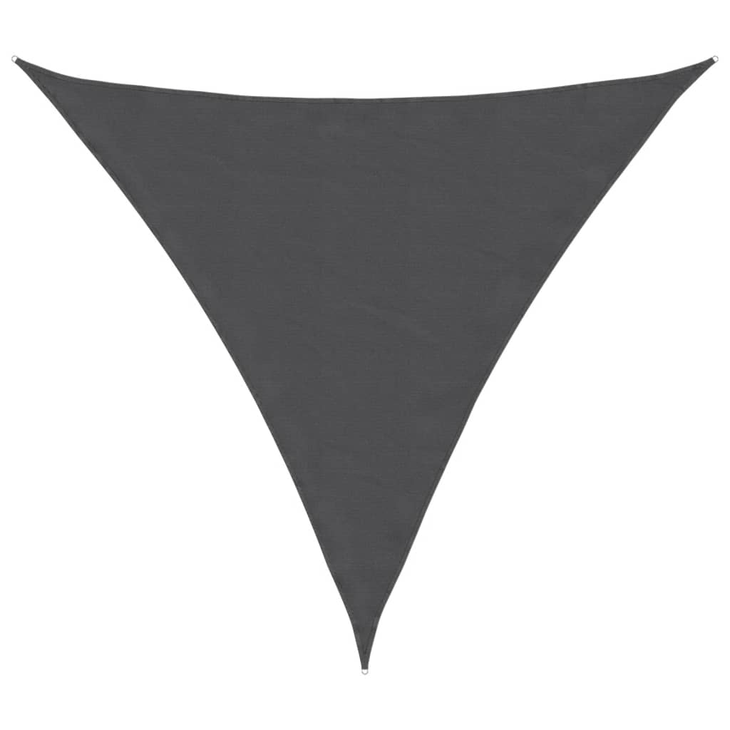 vidaXL Sunshade Sail Oxford Fabric Triangular 4.5x4.5x4.5 m Anthracite