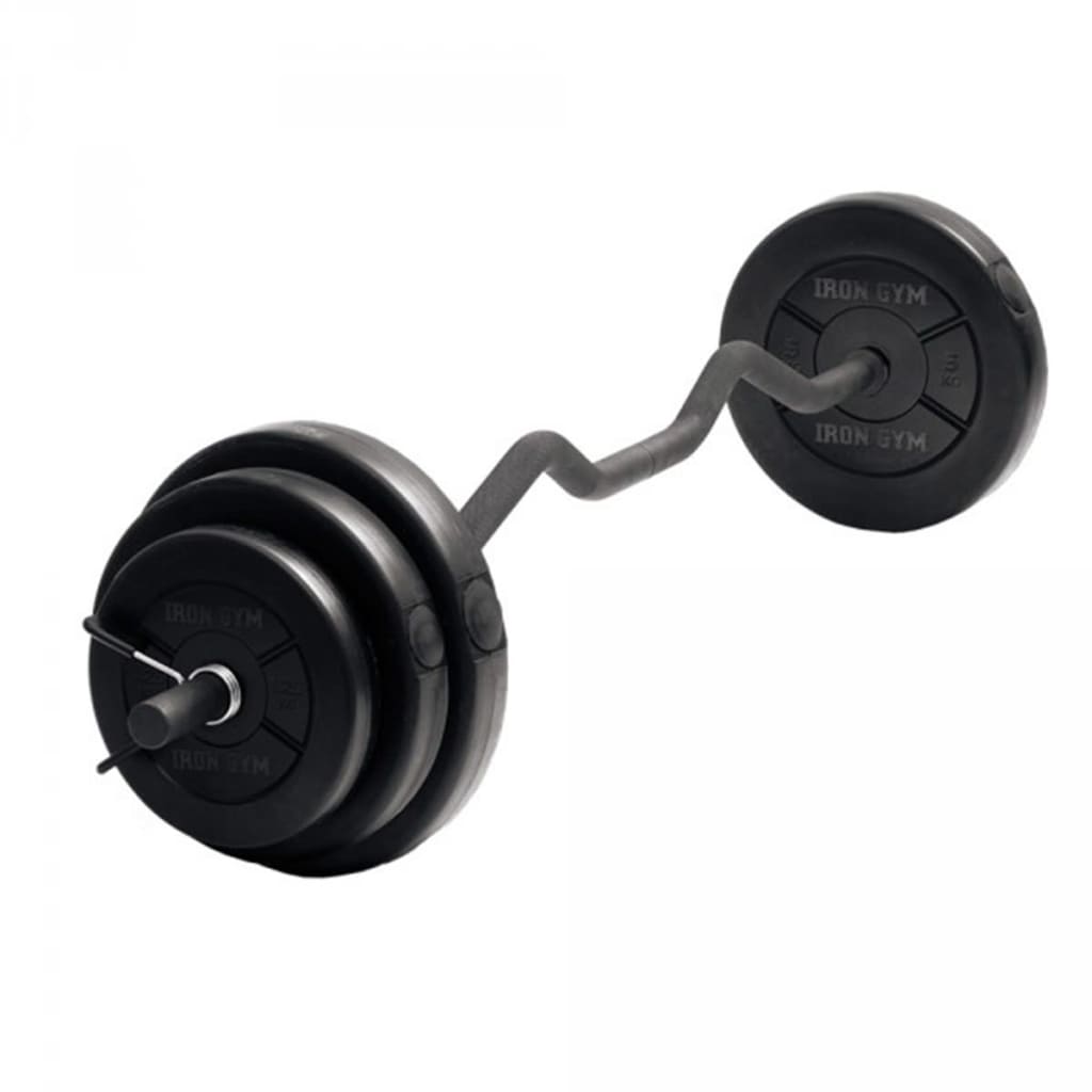 Iron Gym Adjustable Curl Bar Set 23 kg IRG033