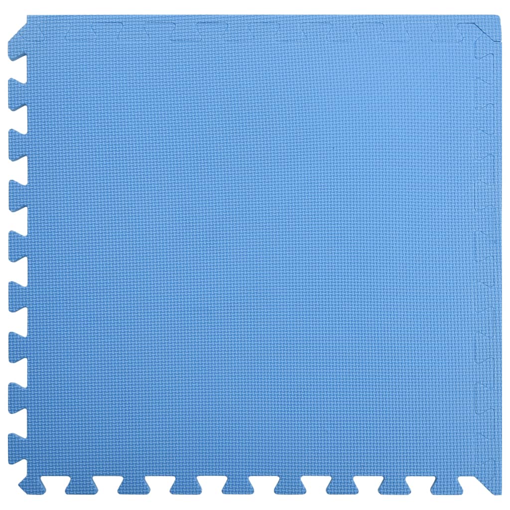 vidaXL Floor Mats 6 pcs 2.16 ㎡ EVA Foam Blue