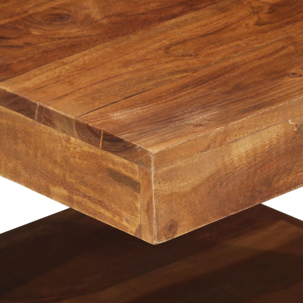 vidaXL Coffee Table 45x45x40 cm Solid Wood Acacia