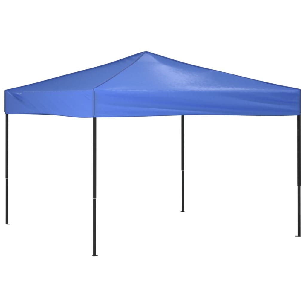 vidaXL Folding Party Tent Blue 3x3 m
