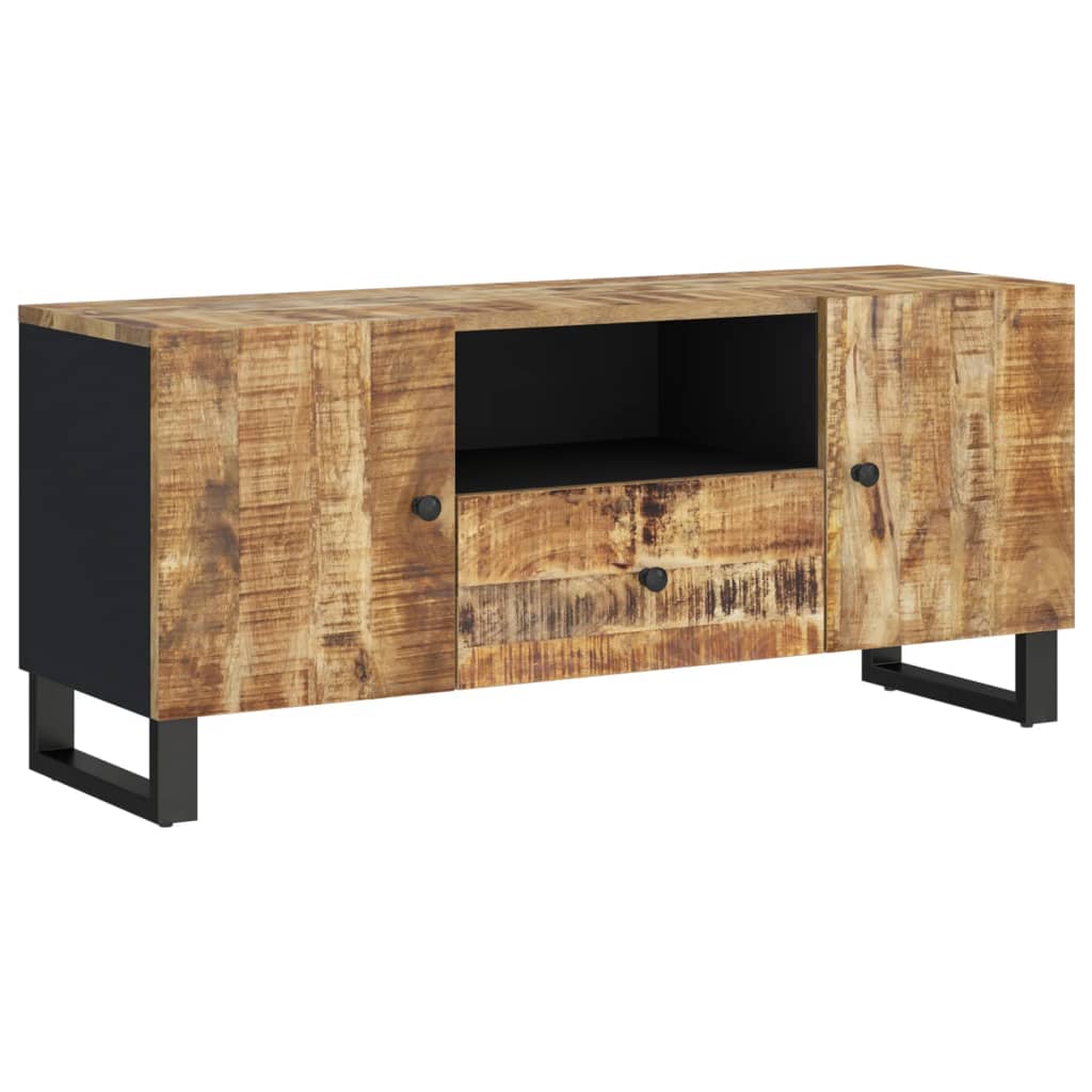 vidaXL TV Cabinet 105x33.5x46 cm Solid Wood Mango&Engineered Wood