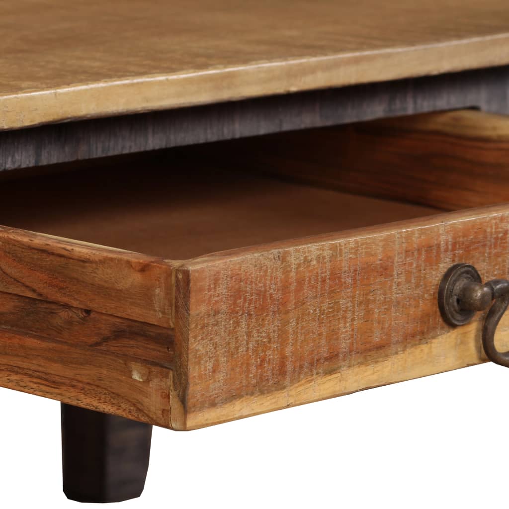 vidaXL Coffee Table Solid Wood Vintage 118x60x40 cm