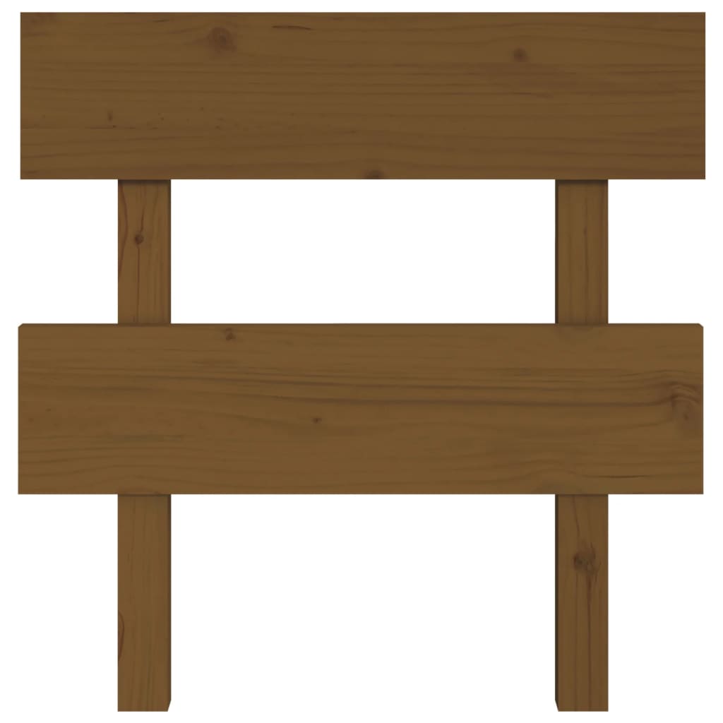 vidaXL Bed Headboard Honey Brown 103.5x3x81 cm Solid Wood Pine