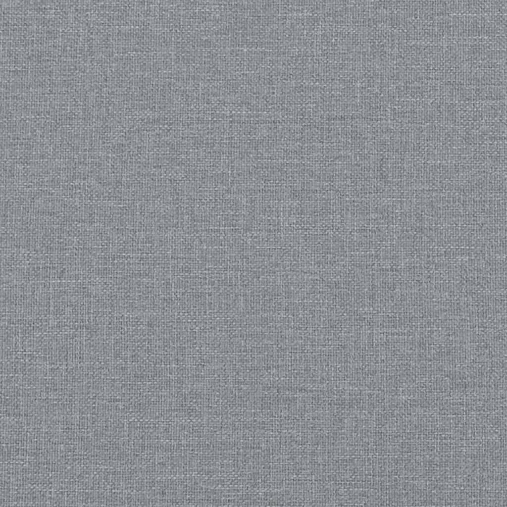 vidaXL Day Bed Light Grey 90x190 cm Fabric