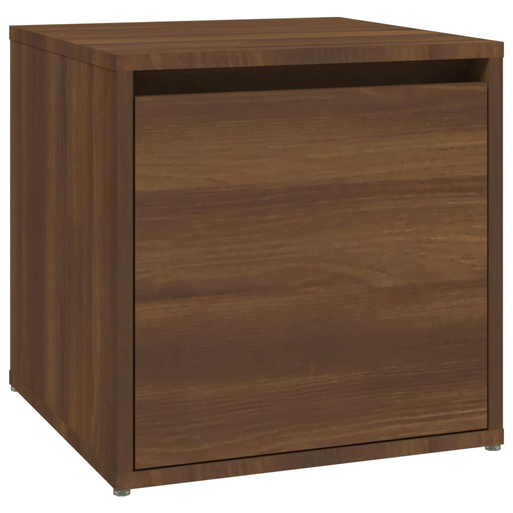 vidaXL Hallway Furniture Set Brown Oak Engineered Wood